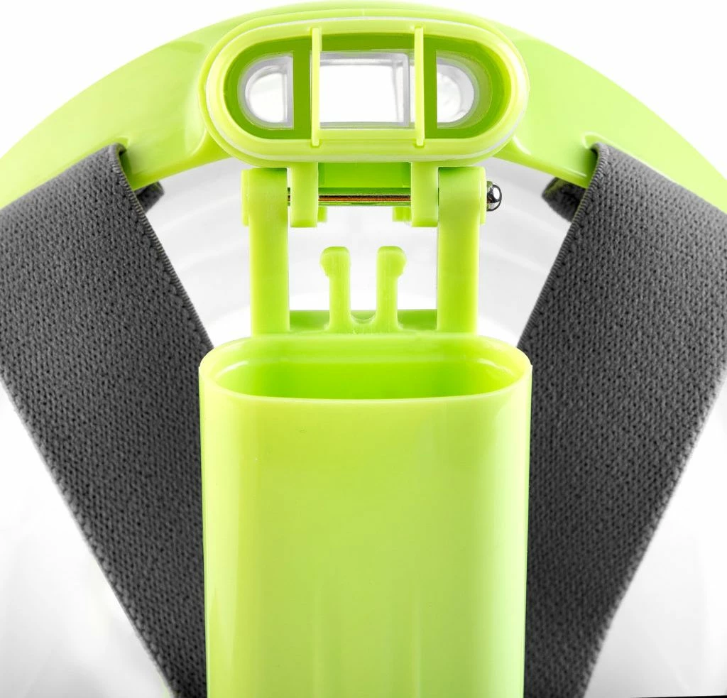 Maskë zhytjeje full-face Spokey Zumi JR 928378, XS, e gjelbër, me çantë rrjete