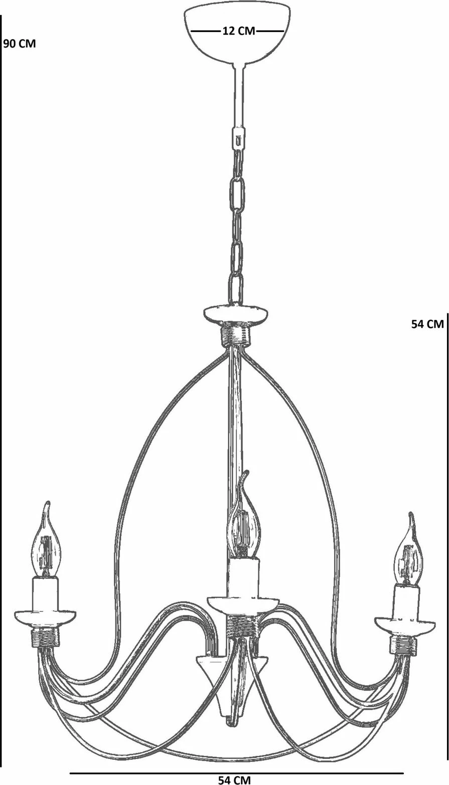Llambadar Opviq, 8991-3, ngjyrë gri