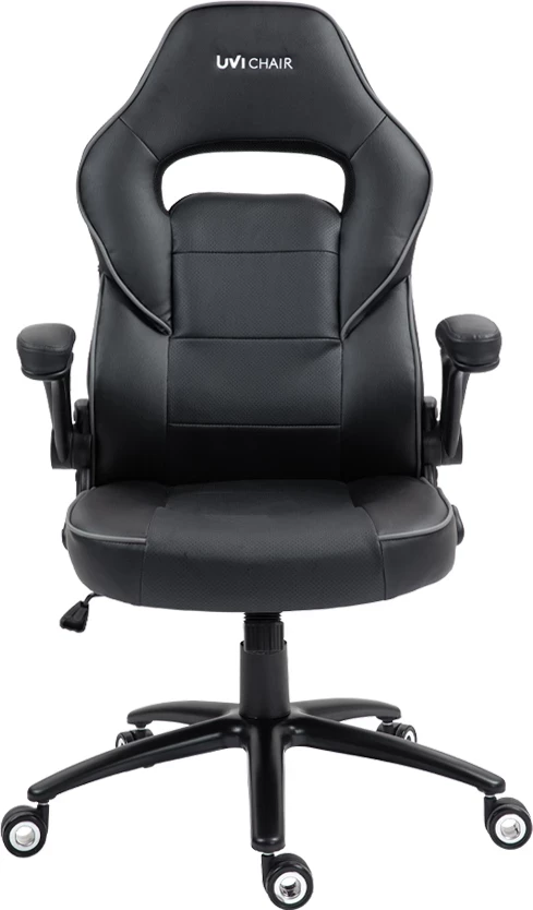 Karrige zyre UVI Simple Office UVI7000, lëkurë PU, e zezë