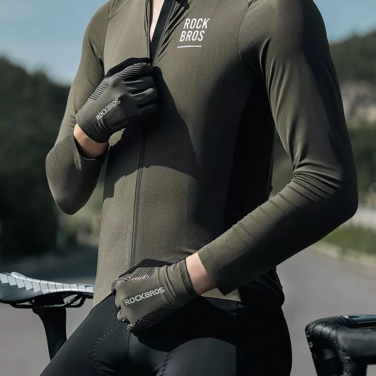 Doreza çiklizmi Rockbros 16110006003, L, e zezë/e gjelbër