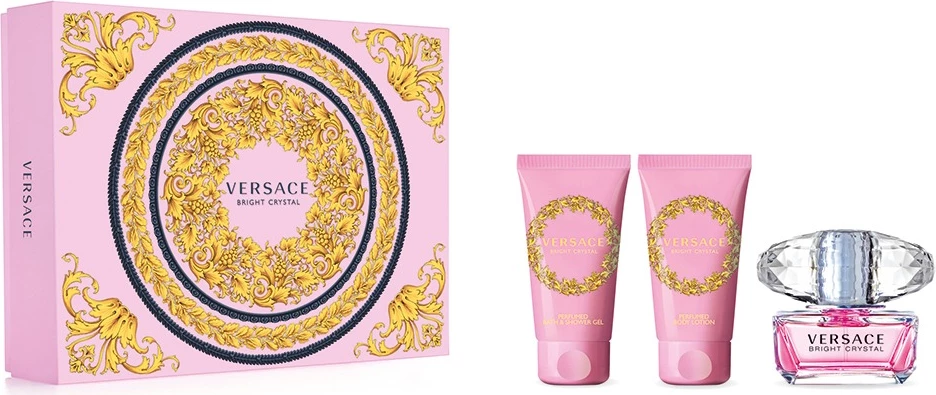 Set Eau de Toilette për femra Versace Bright Crystal, 3x50ml