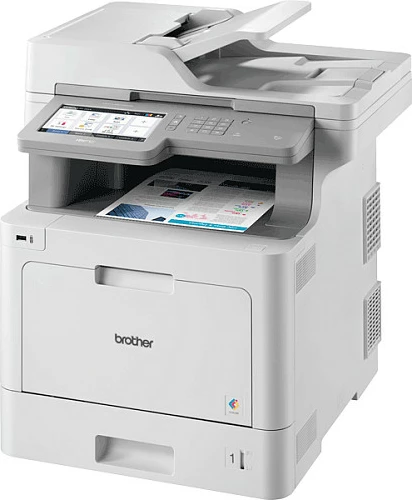 Printer multifunksional Brother MFC-L9570CDW, laser me ngjyra, A4, duplex, ADF 80 fletë, 2400 x 600 DPI, i bardhë