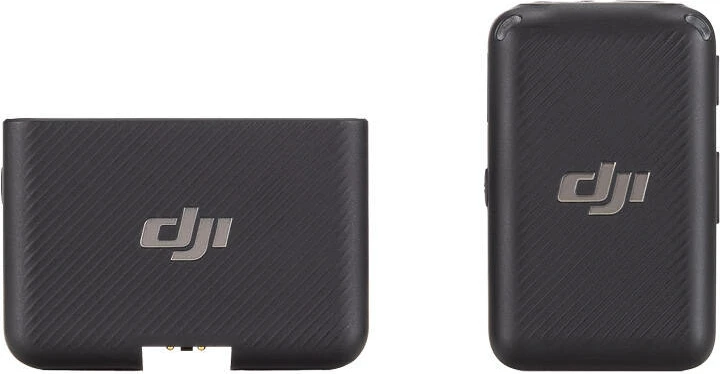 Sistem audio pa tela DJI Mic Basic, 1 transmetues + 1 marrës, i zi