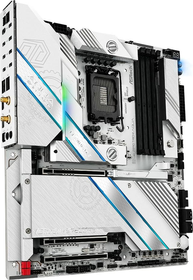 Pllakë amë ASRock Z890 Taichi AQUA, Intel, LGA 1851, DDR5-SDRAM, 256 GB, e bardhë