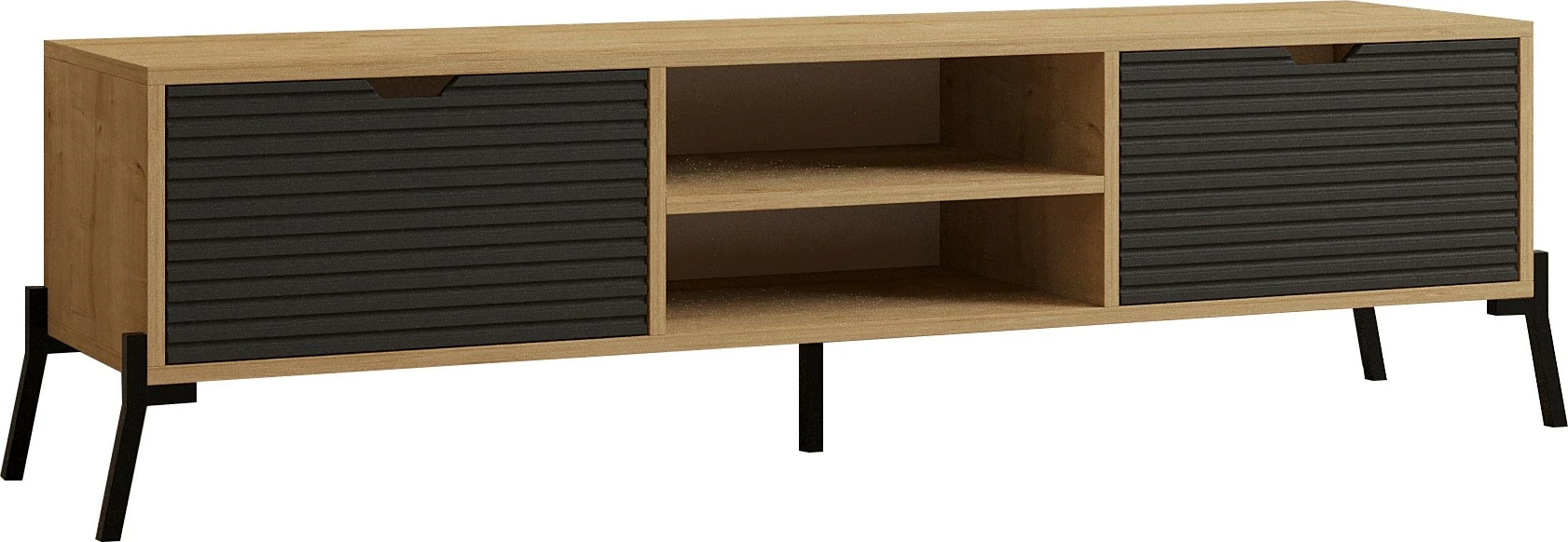 Komodë TV Skye Decor, ngjyrë lis safir, antracit