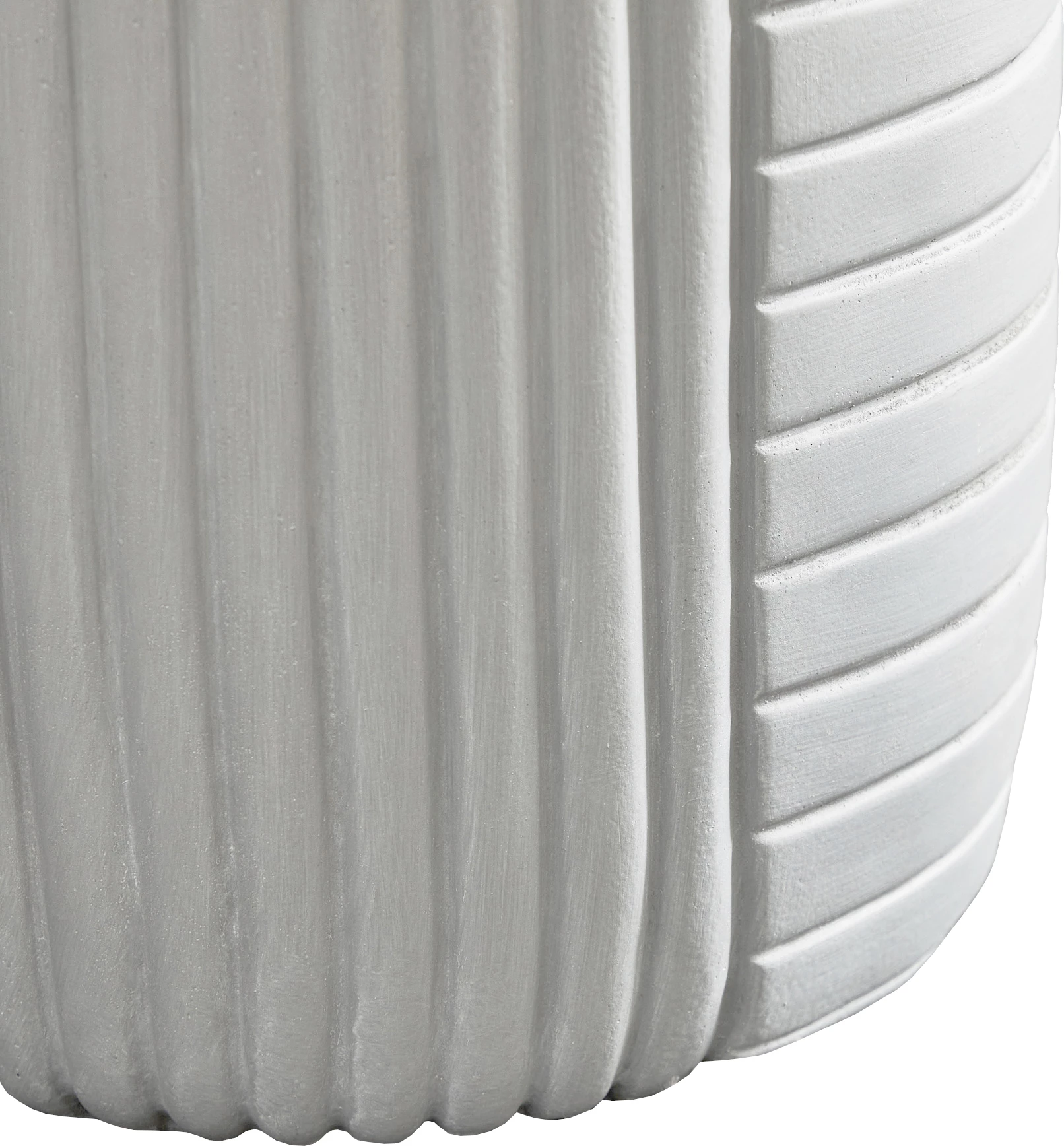 Tavolinë anësore gjeometrike, e bardhë, 35x35x46