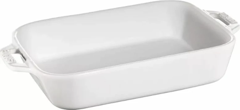 Tabakë qeramike STAUB 40511-151-0, e bardhë, 4.5 litra
