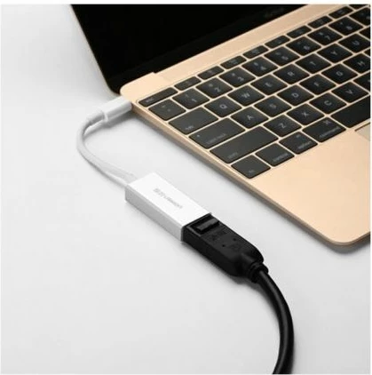 Adapter USB-C në DisplayPort UGREEN 40372 4K@60Hz 15cm, i bardhë