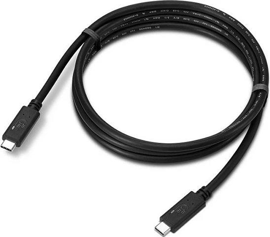 Kabllo USB-C në USB-C Lenovo 4X91U92143, USB4 Gen 2x2, 1.5 m, 20 Gbit/s, 240 W, e zezë