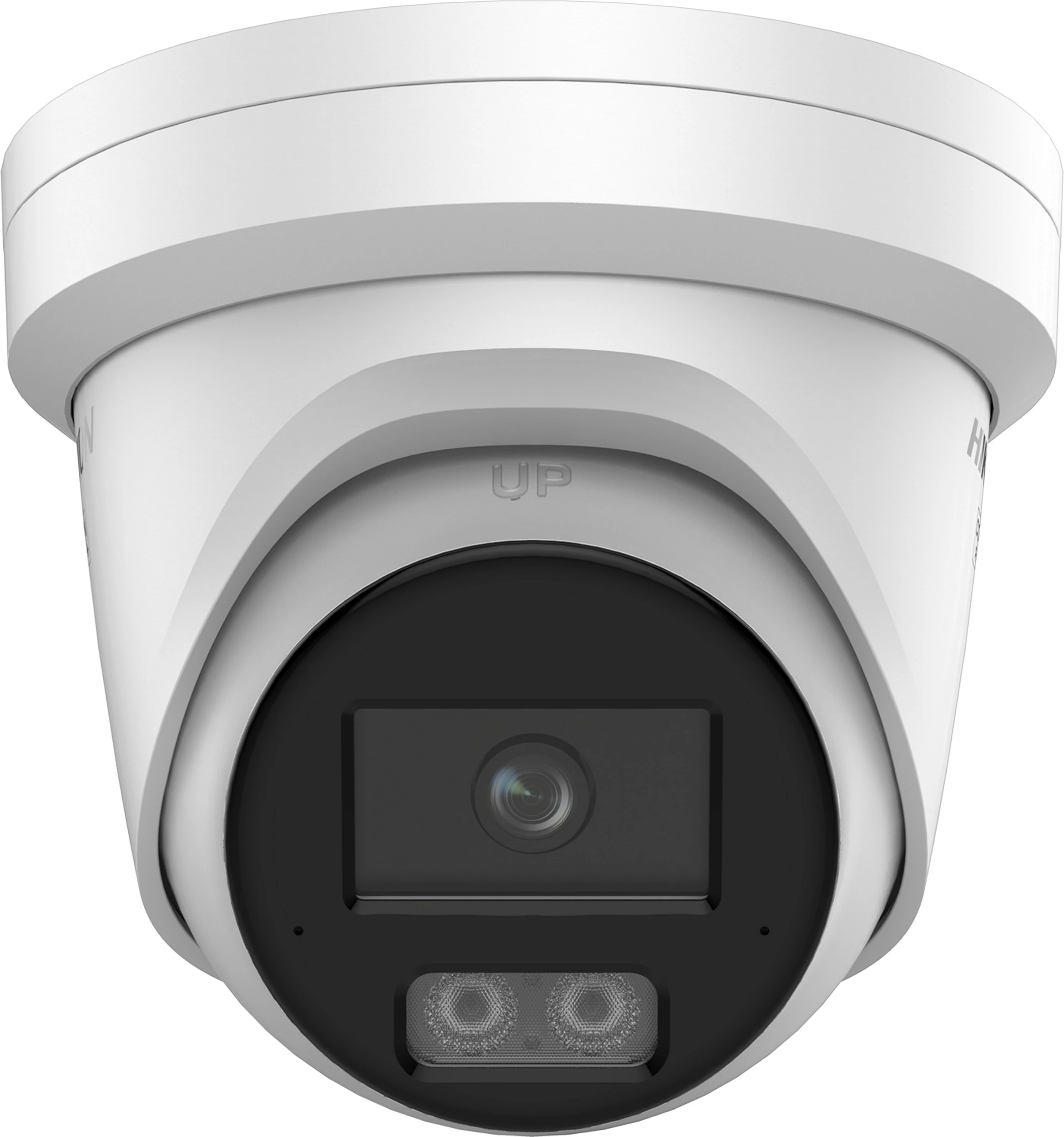 Kamerë IP Hikvision DS-2CD2347G3-LIY, 4MP, 2.8mm, Turret, Smart Hybrid Light, e bardhë/zezë