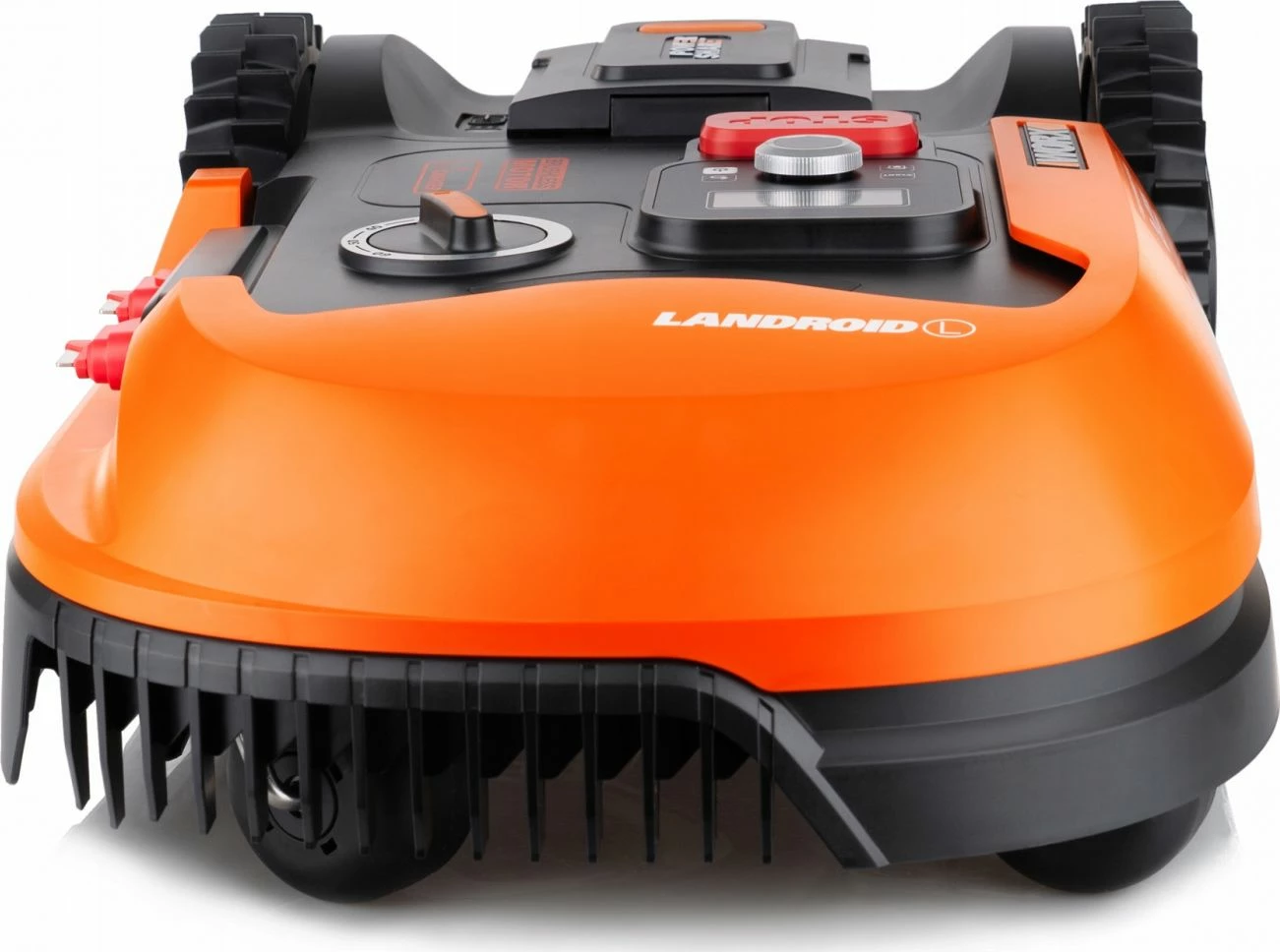 Robot kositës bari Worx Landroid L800 WR148E, 1000 m², 20V 2Ah, WiFi/Bluetooth, portokalli/zi