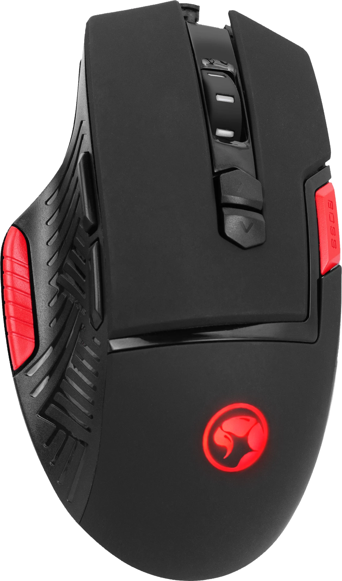 Maus Marvo M355 gaming, me kabllo USB, RGB, deri 7200 DPI, 9 butona, i zi