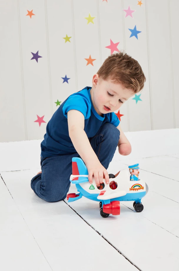 Happyland Fly and Go Jumbo Jet Playset