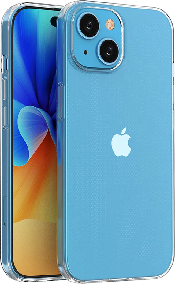 Mbështjellës Hurtel Ultra Clear për iPhone 15, 0.9mm, Transparent