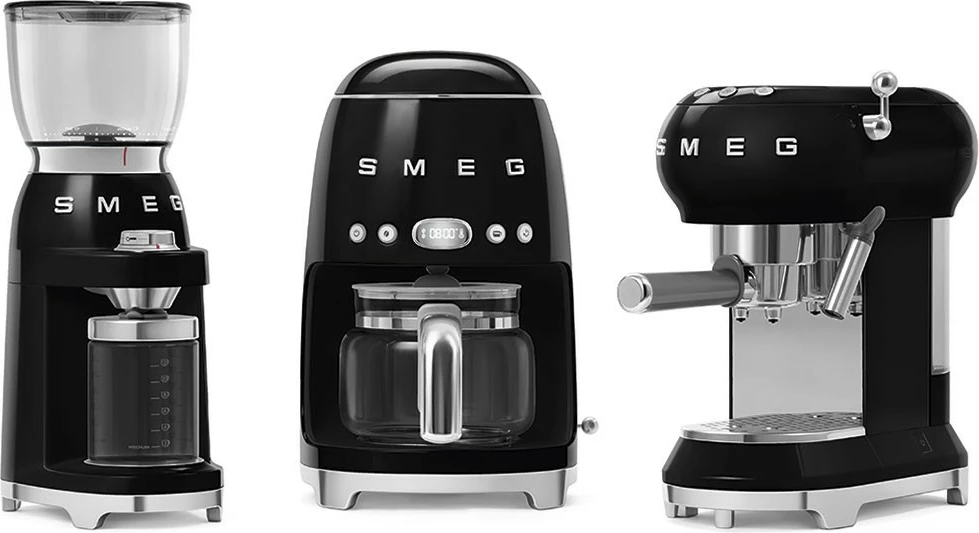 Mulli kafe SMEG CGF11BLEU, 150W, burr çelik inox, i zi