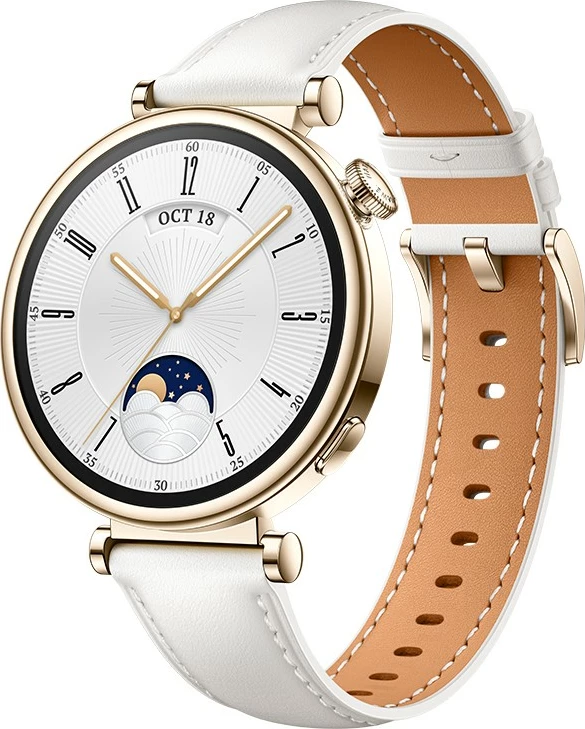 Smartwatch Huawei WATCH GT 4, 32 GB, AMOLED, Wi-Fi, GPS, bardhë