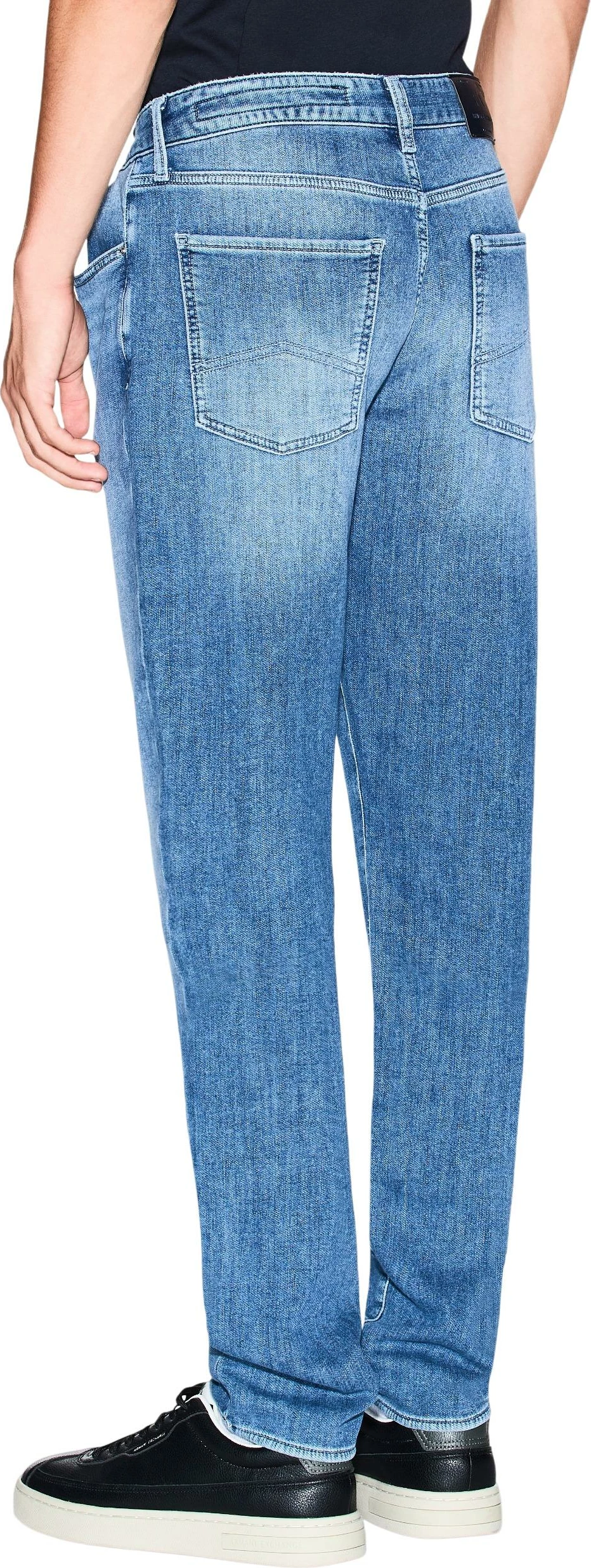 Xhinse skinny për meshkuj Armani Exchange XM000070 AF14368, blu denim [Madhësia: W38 L32]