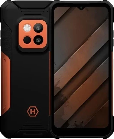 Celular myPhone Hammer Construction 2 5G Thermal, 128GB, portokalli