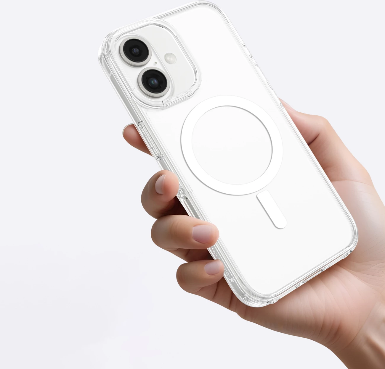 Mbështjellës AmazingThing Minimal Mag Case për iPhone 16, Transparent