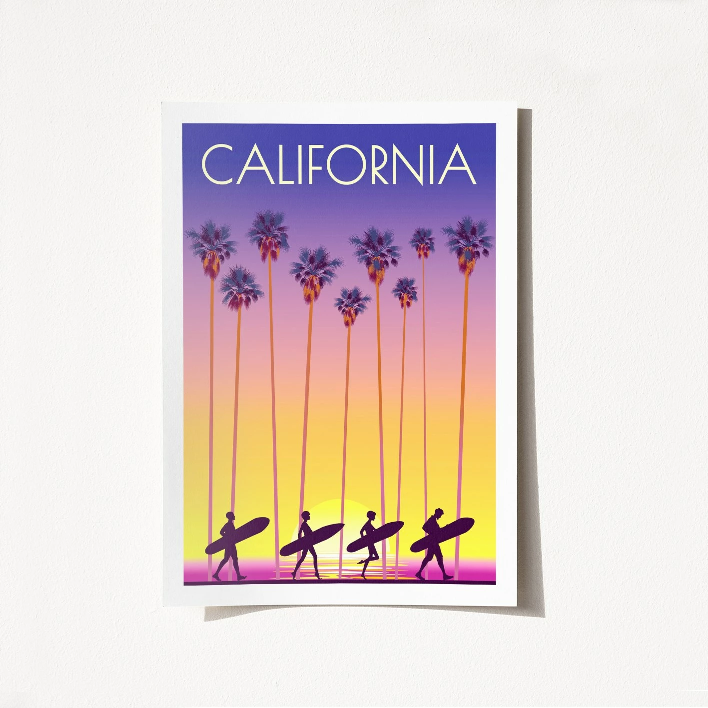 Poster A4, California - 2003, shumëngjyrësh