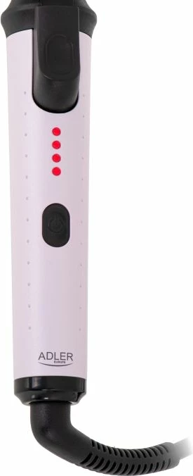 Kaçurrelues ADLER AD2113, 26 mm, 4 nivele temperature, veshje qeramike, me krehër, bardh/zi