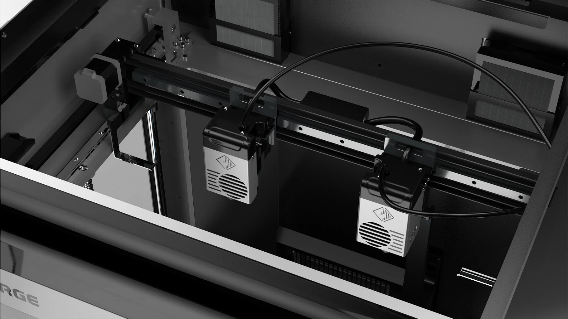 Printer 3D Flashforge Creator 4A, volum printimi 400×350×500 mm, Wi‑Fi/Ethernet, ekran 7", zezë/gri