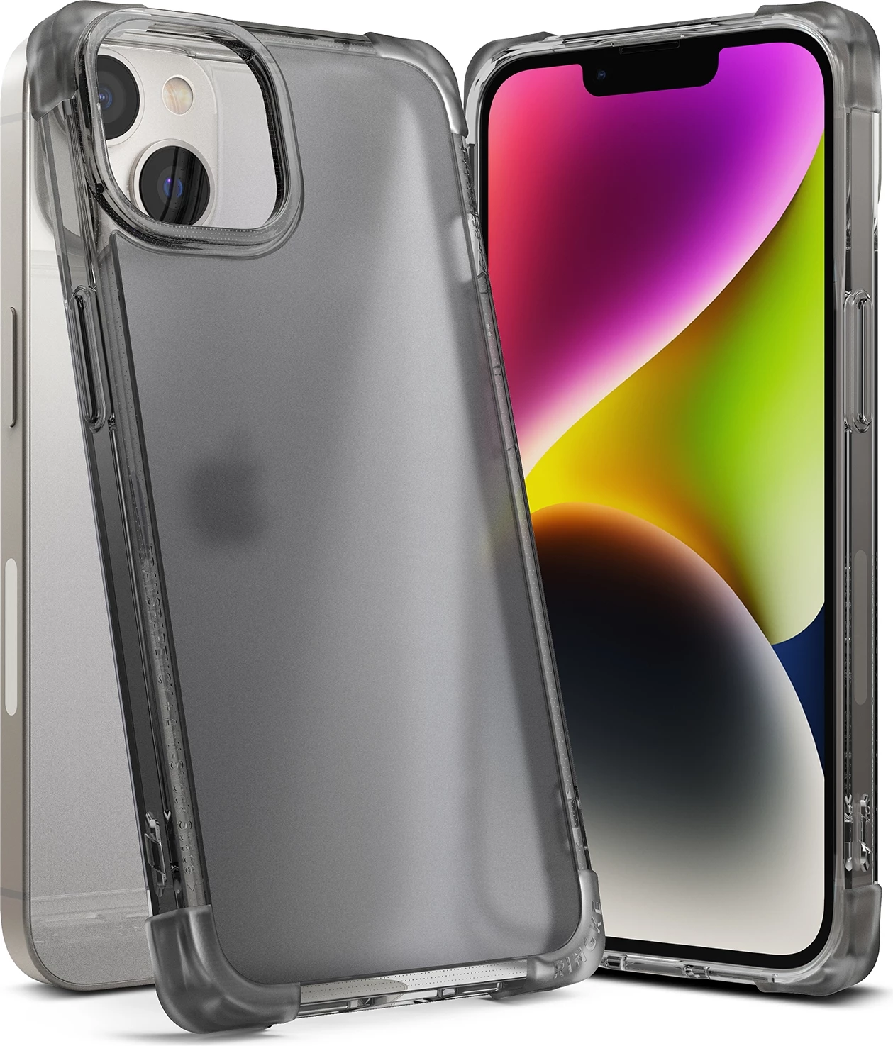 Mbështjellës Ringke Fusion Bumper për iPhone 14 Plus, gri