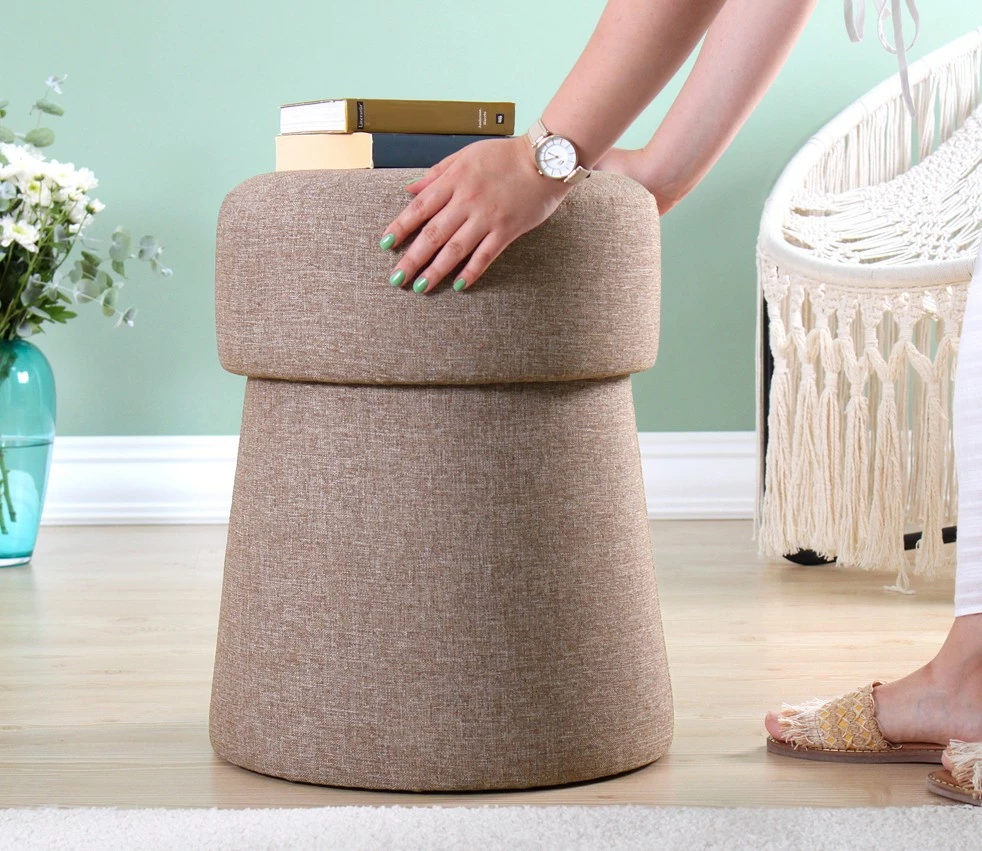 Pouf Atelier del Sofa, ngjyrë kafe, Beans