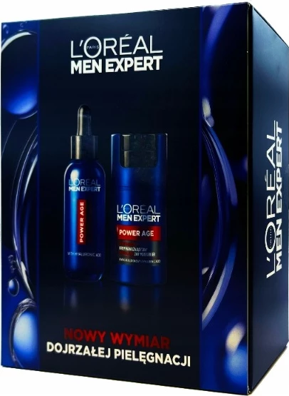 Set për fytyrë L'Oreal Paris Men Expert Power Age për meshkuj, 50ml + 30ml