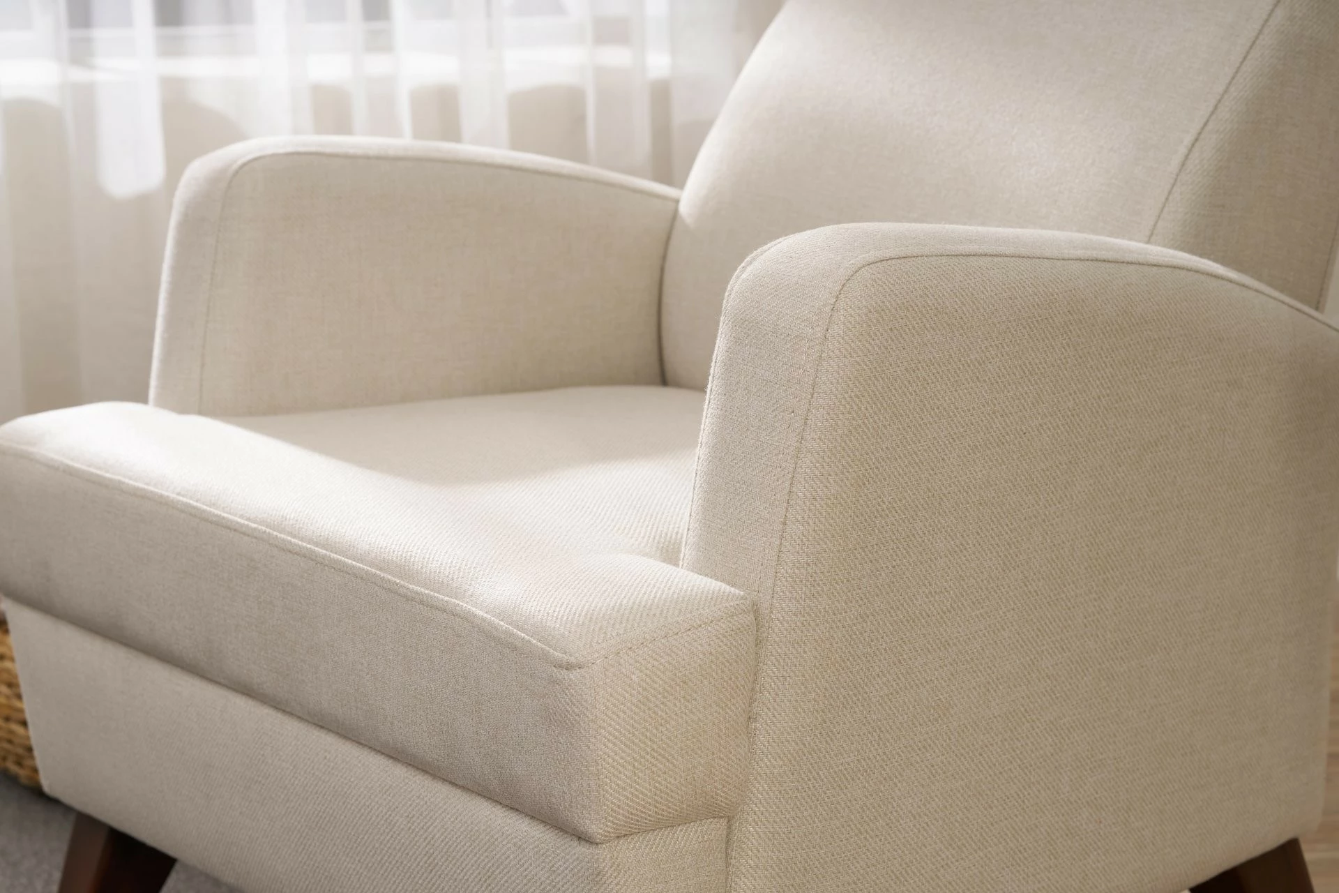Karrige një vendëshe Atelier del Sofa, Aly Arzilla, krem