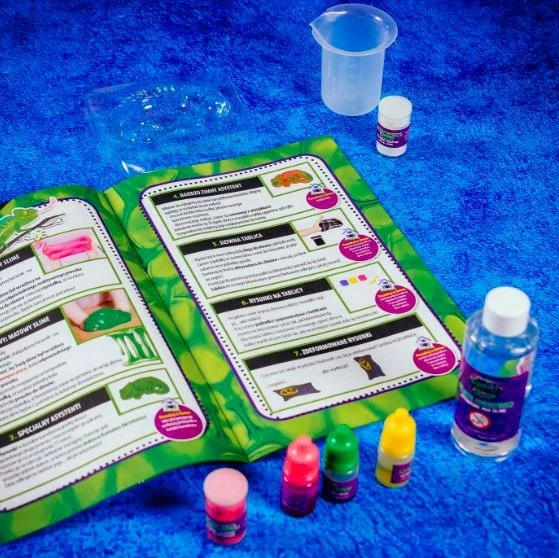 Set shkencor Lisciani Crazy Science Slime Kameleon, 50 ngjyra, për fëmijë