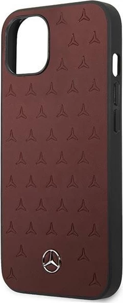Mbështjellës Mercedes MEHCP13SPSQRE për iPhone 13 mini 5.4", lëkurë, i kuq