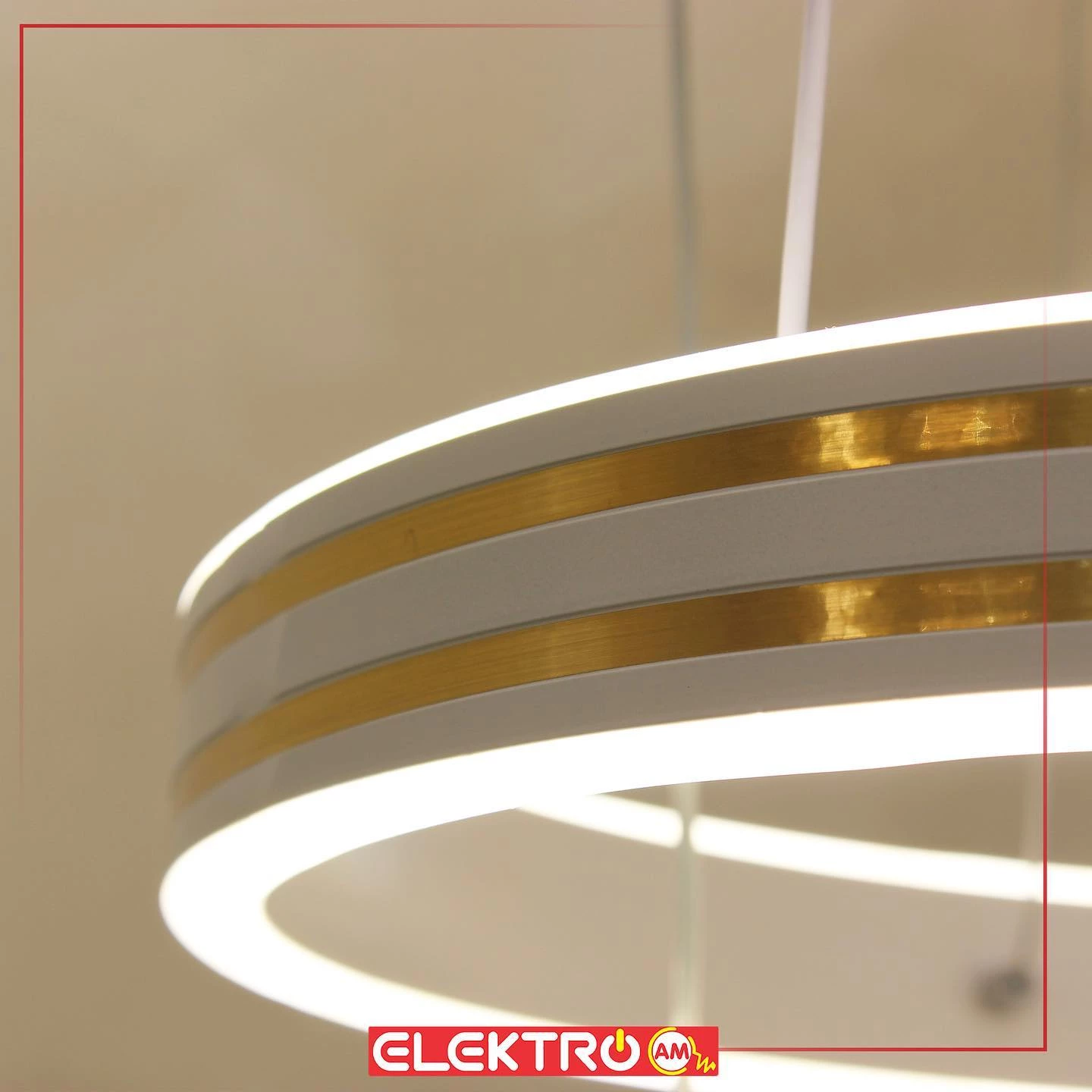 Abazhur LED i varur H08 GD-WH