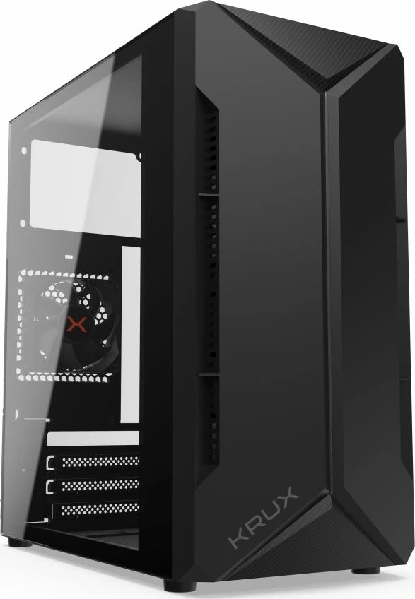 Kasë Krux Astro ARGB KRX0016, Micro-ATX/Mini-ITX, pa furnizues rryme, e zezë