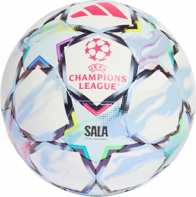 Top futbolli adidas UCL Pro Sala 26/27 League Stage KE9772, i bardhë/kaltër/shumëngjyrësh [Sporti: Futboll]