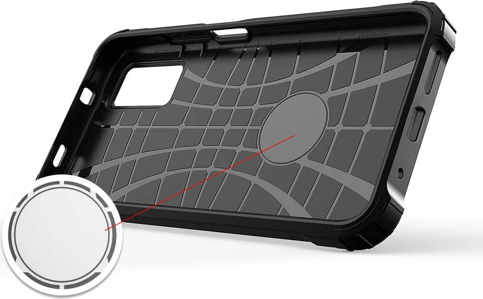 Mbështjellës Hybrid Armor Hurtel për Xiaomi Redmi Note 10 5G / Poco M3 Pro, ari