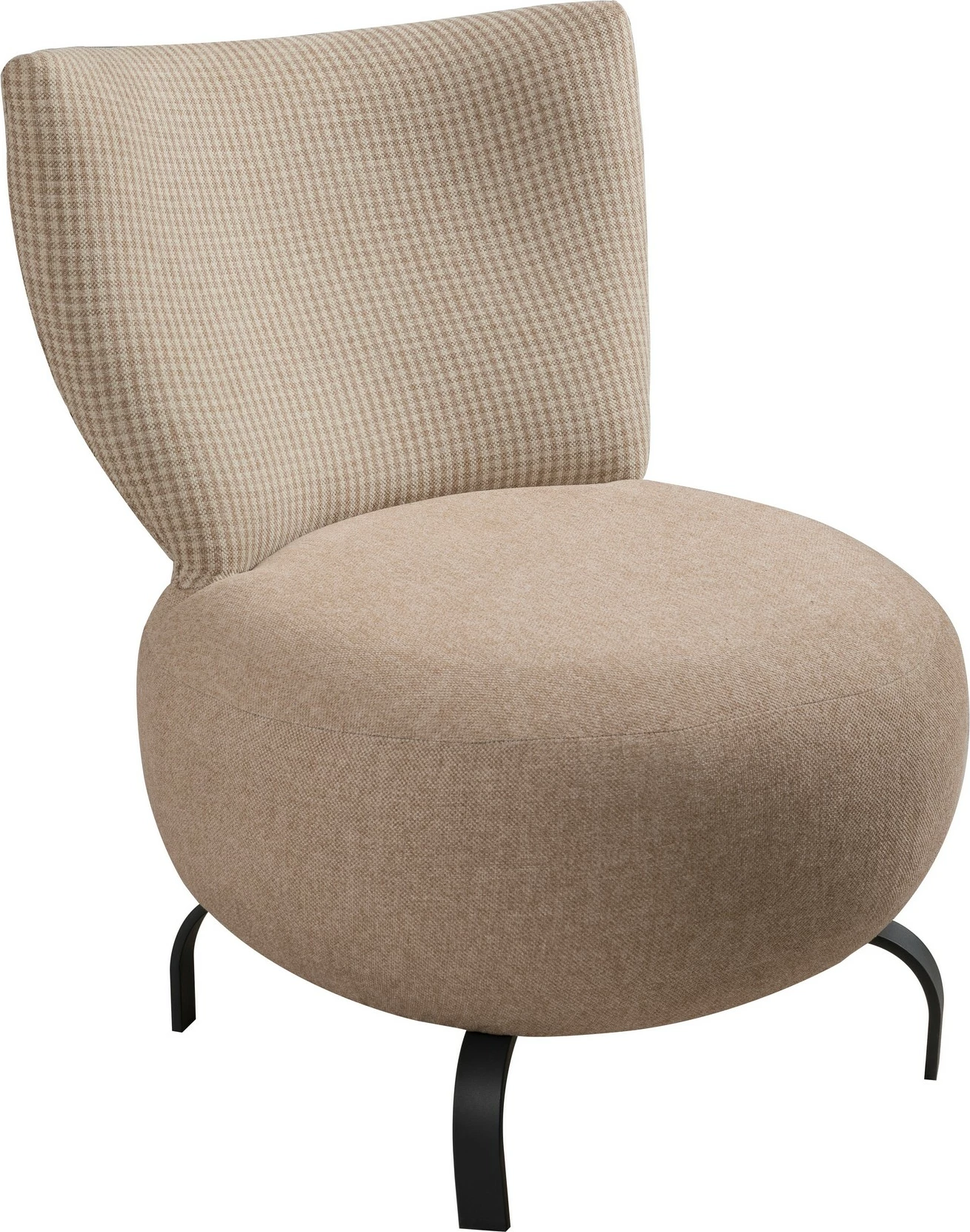Set karrigash wing Atelier del Sofa, Loly, krem, 2 copë