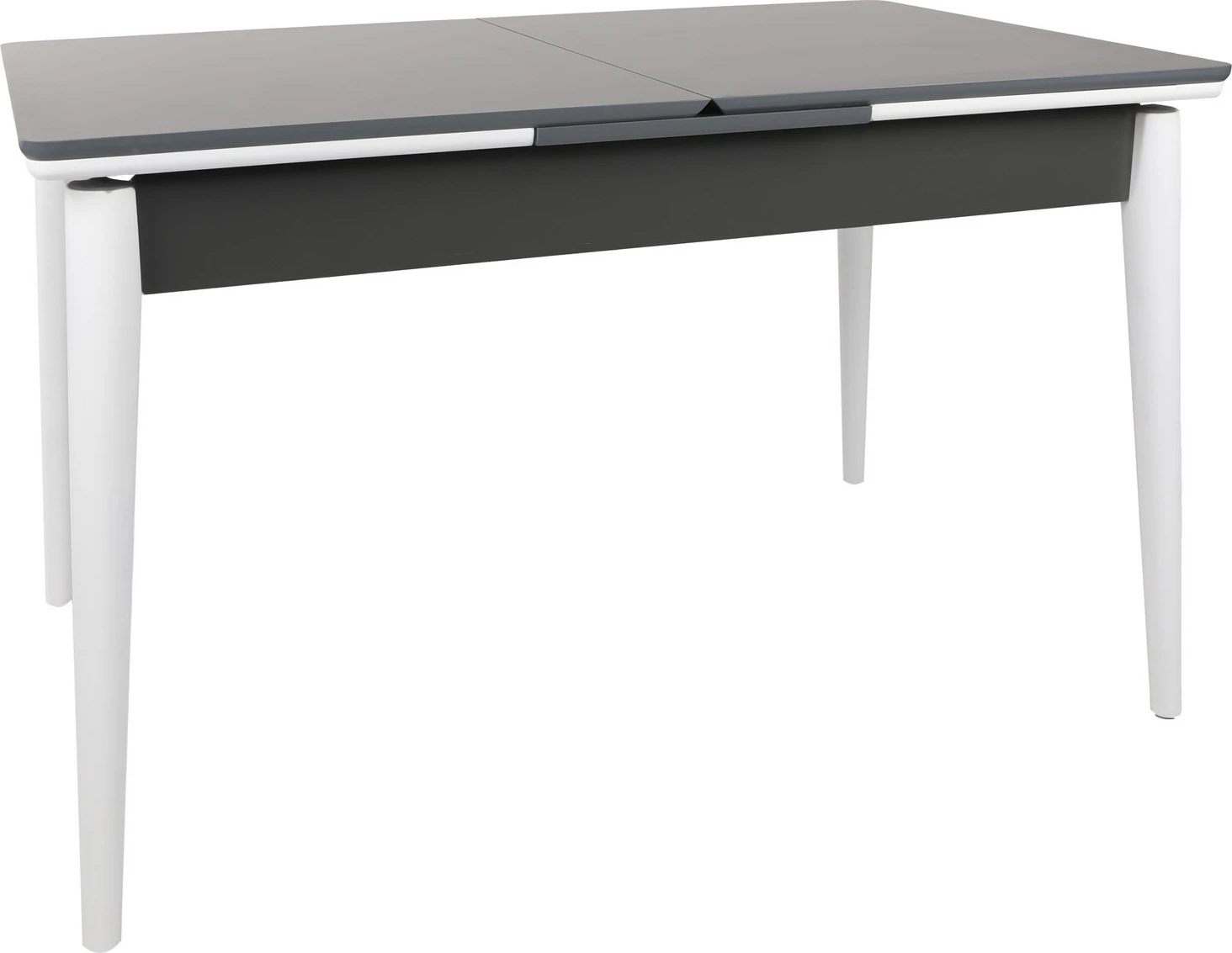 Tavolinë ngrënie me zgjatje, Skye Decor, anthracite dhe e bardhë, Sigma - 992
