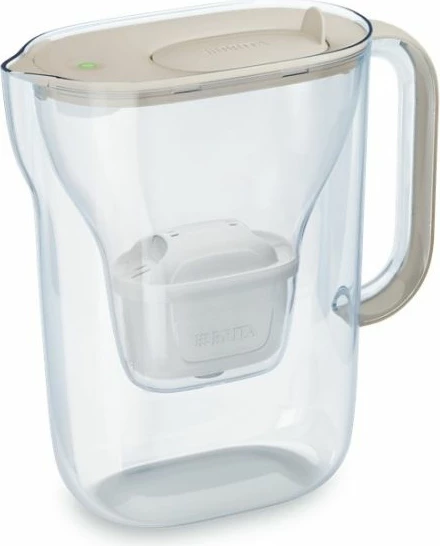 Filtruese uji BRITA Style Essential me 4 patrona MaxtraPro, ngjyrë rërë, 2.4l