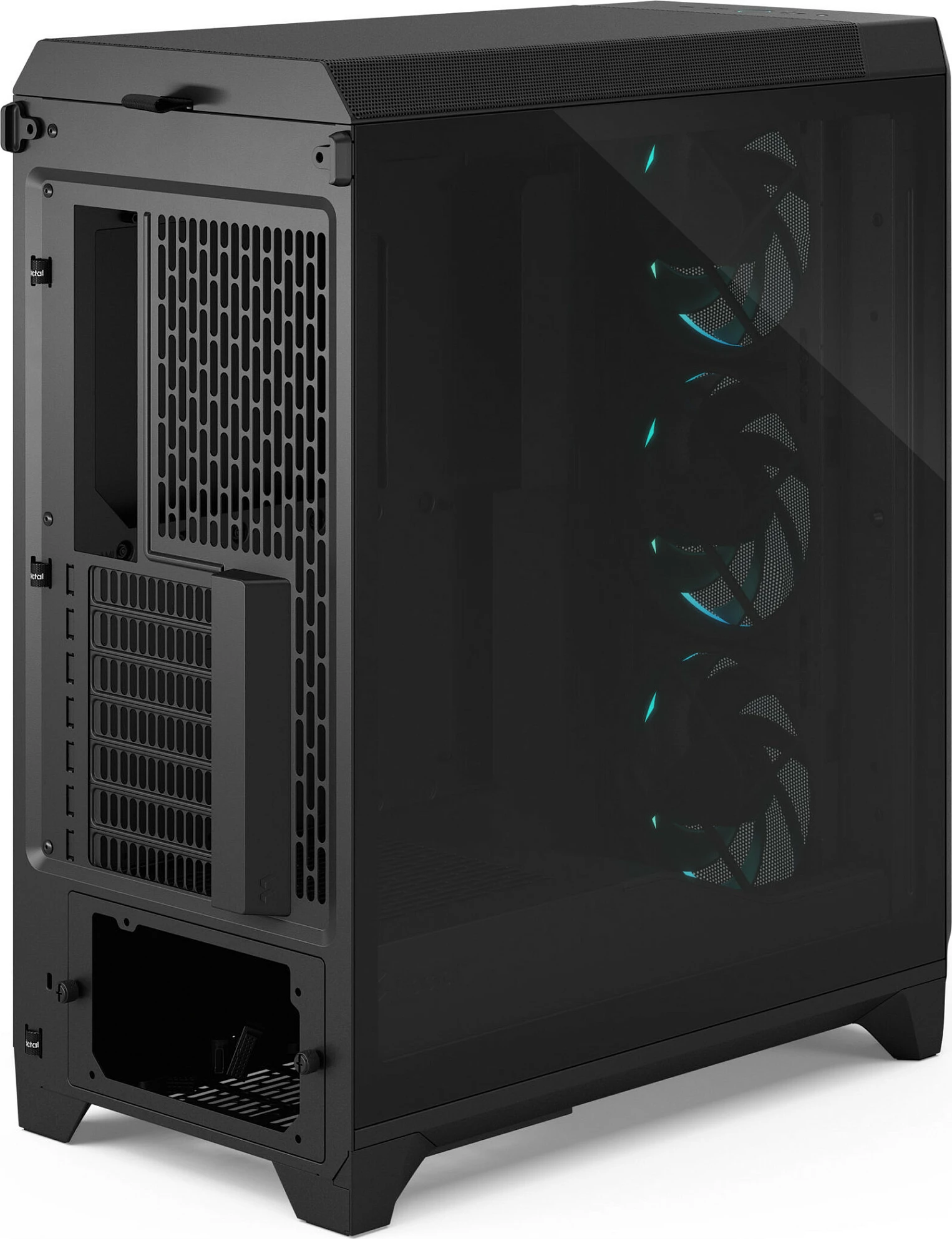 Kasë Fractal Design Meshify 3, RGB, Tempered Glass, e zezë