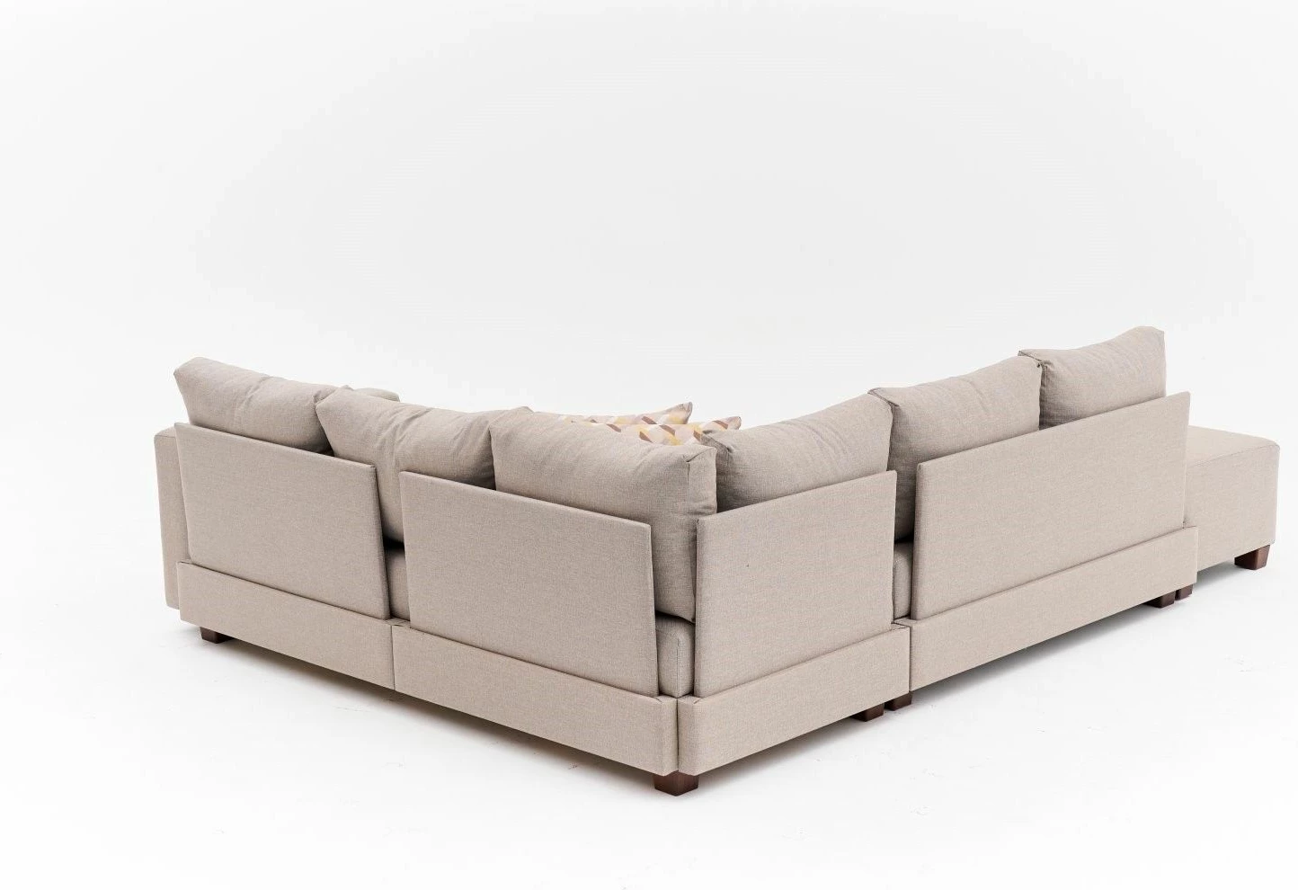 Kënd divan-krevat Atelier del Sofa, Aly majtas, bezhë