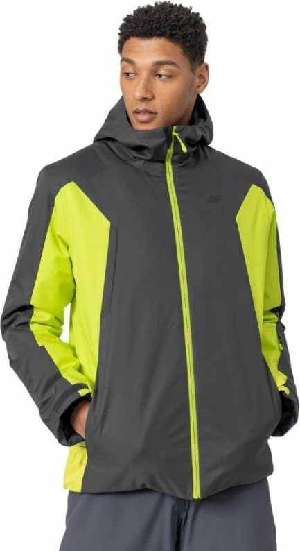 Jakne për ski 4F për meshkuj, ngjyrë gri