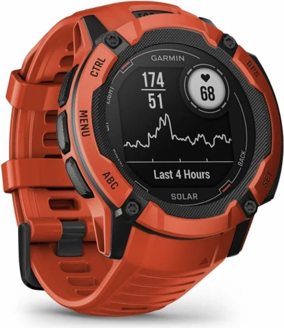 Orë sportive Garmin për femra e meshkuj, e kuqe