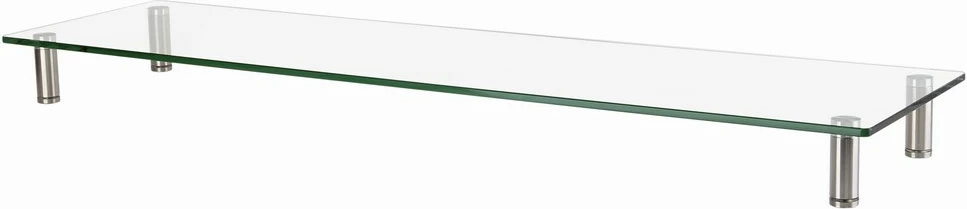 Mbajtëse monitori Gembird MS-TABLE-GL-01, xham, e madhe, e zezë