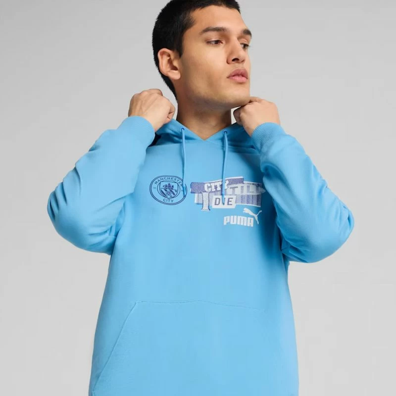 Duks për meshkuj Puma Manchester City, blu [Madhësia: XL]