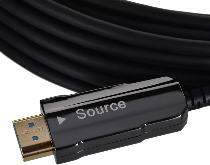 kabllo HDMI 2.0 optike Unitek 20m, e zezë