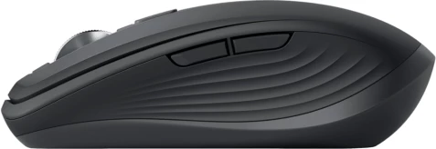Maus Logitech MX Anywhere 3S Business, wireless, silent click, Logi Bolt USB receiver, Bluetooth LE, 200–8000 DPI, bateri e rikarikueshme, grafit