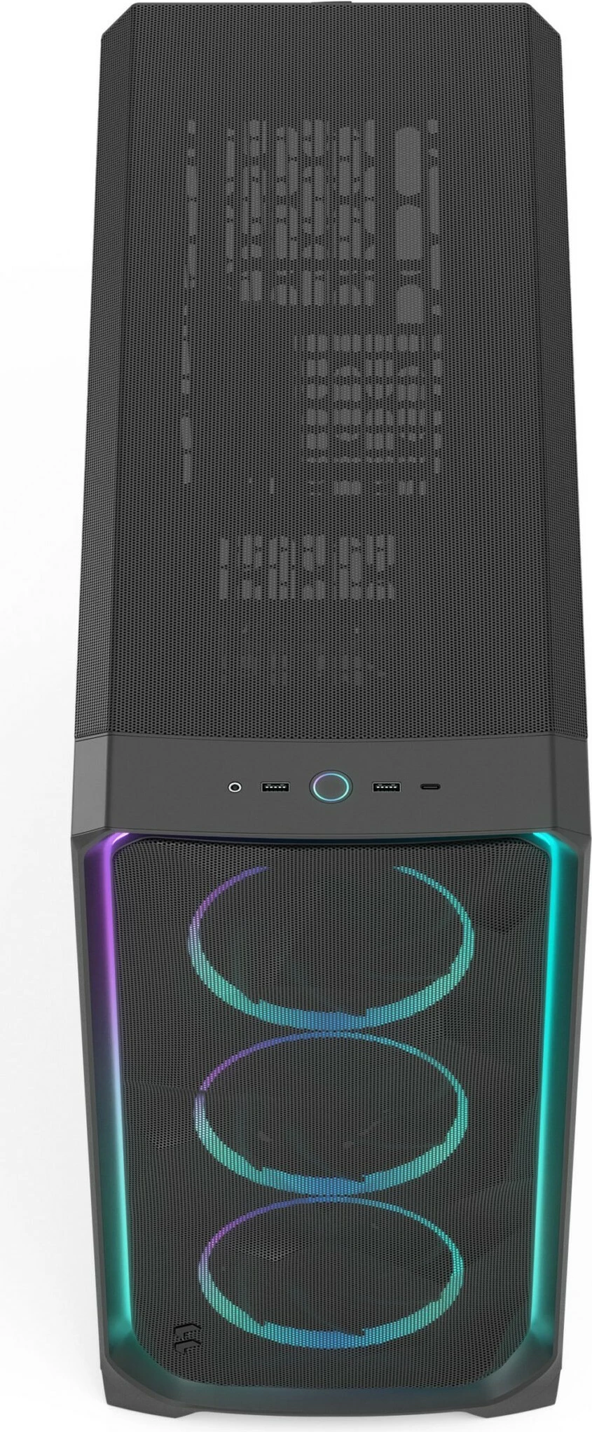 Kasë Fractal Design Meshify 3 XL Ambience Pro RGB, Tempered Glass, e zezë