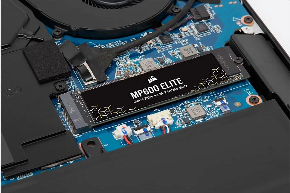 SSD Corsair MP600 ELITE, 1TB, M.2 NVMe PCIe 4.0, 2280, e zezë