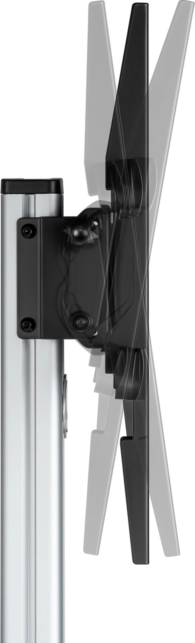 Mbajtës TV në dysheme EQUIP 650630, 37–86 inç, VESA 600x400, 50 kg, argjend